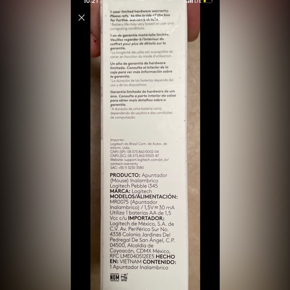 NIB Logitech WIRELESS MOUSE FOR iPad, iPad Air, iPad Pro - Picture 5 of 8